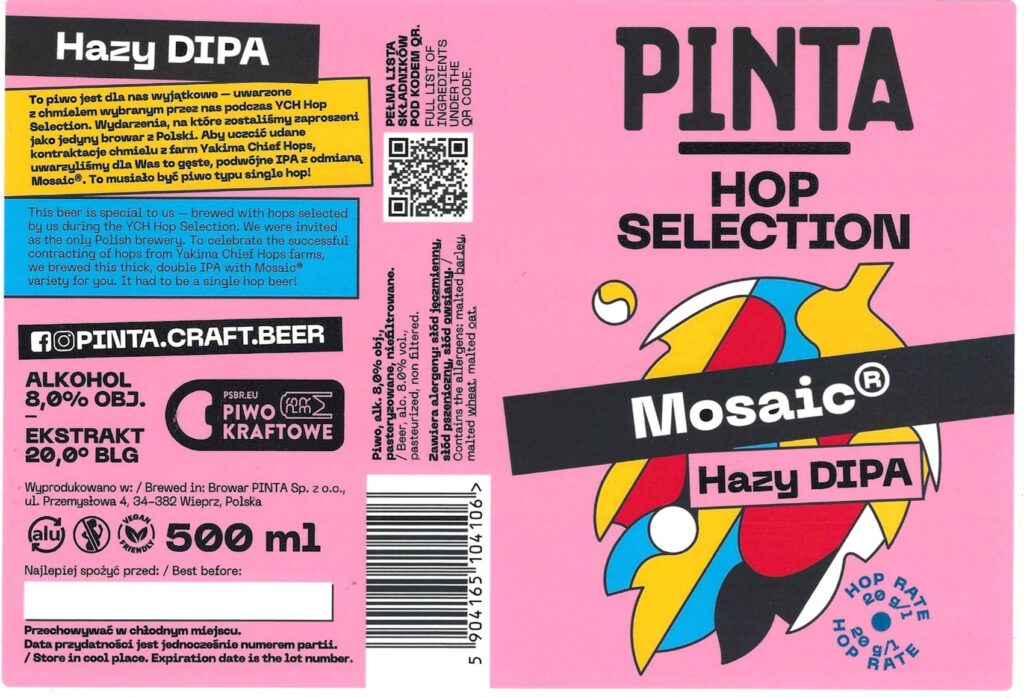 Hop Selection - Mosaic 001