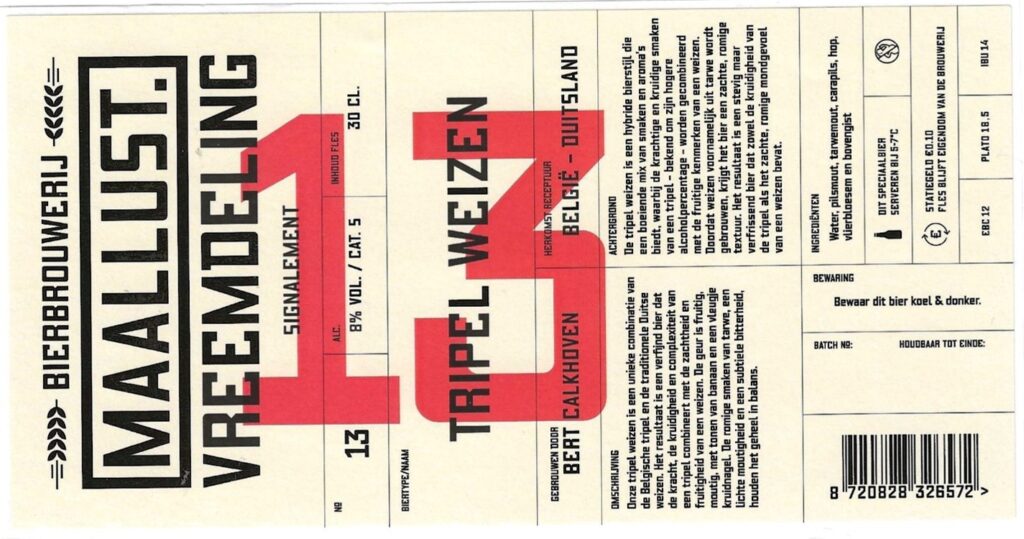 Vreemdeling - Tripel Weizen 001