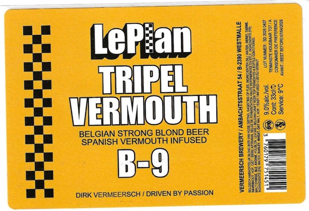 LePlan B-9 Tripel Vermouth 001